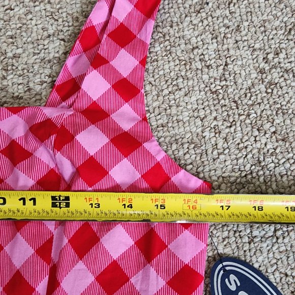 NWT Scoop Women's Square Neck Fitted Poplin Crop Top Size S - Picture 7 of 10